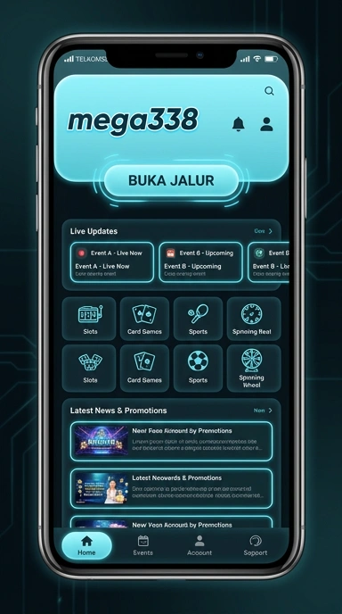 Tampilan link alternatif mega338