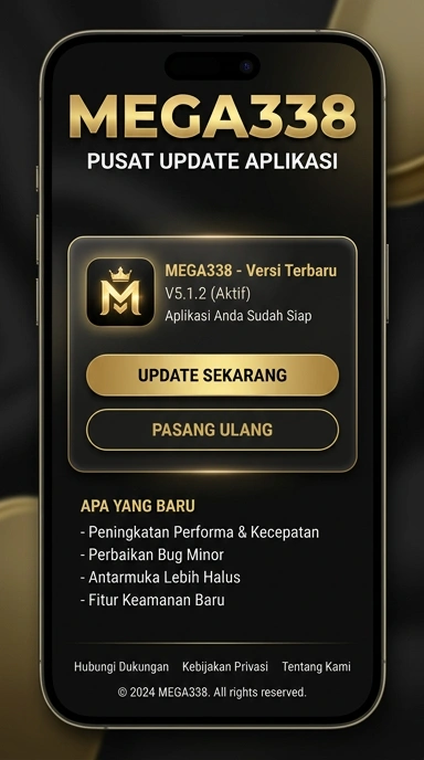 Tampilan riwayat versi mega338